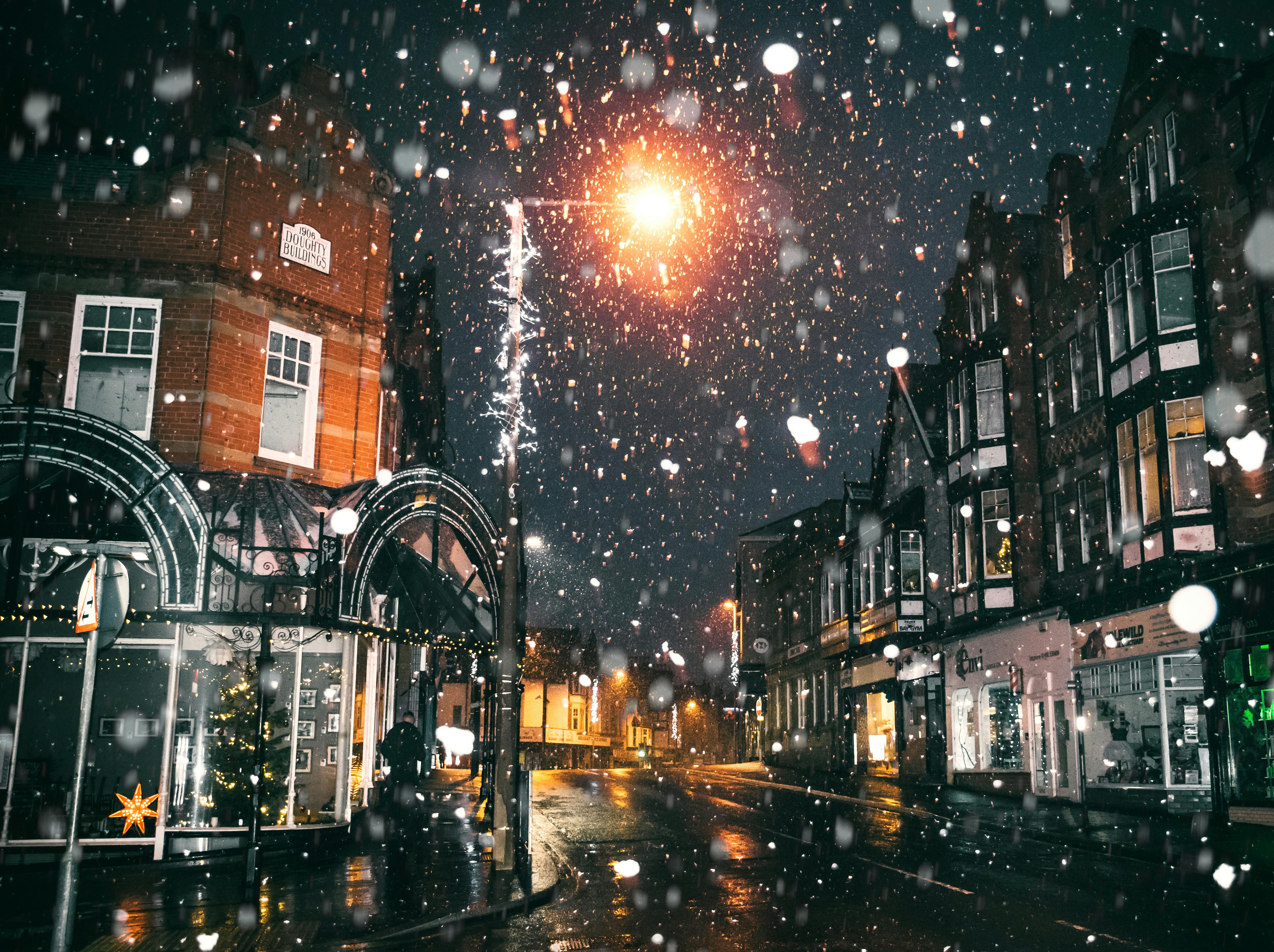 Rua de Noite de Natal