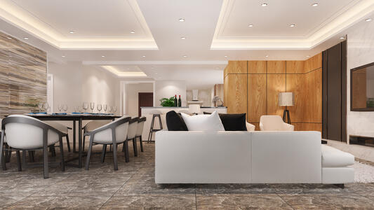 esta imagen muestra un diseño de salón