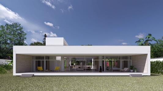 esta imagen muestra una casa d euna planta