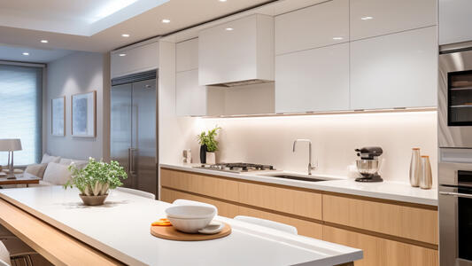 esta imagen muestra un diseño de cocina