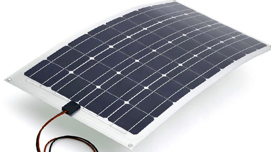 Panel solar flexible